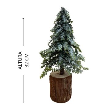 Enfeite Àrvore Natal De Madeira 30cm