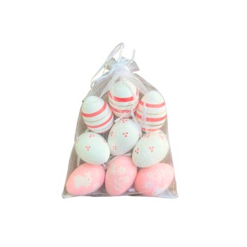 Ovos Decorativos c/ 9unidades 7cm